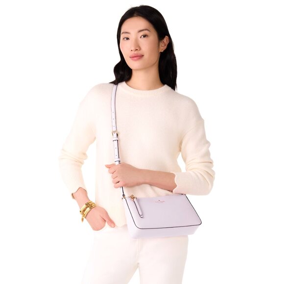 New Kate Spade Ginnie Crossbody Pale Amethyst - Picture 3 of 5